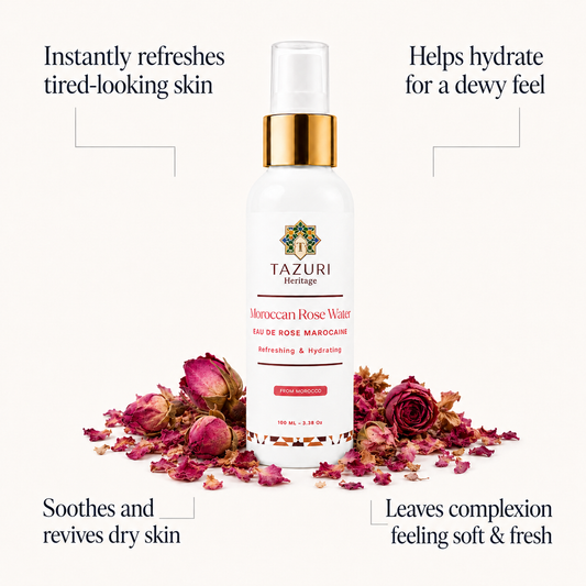 Eau de rose marocaine