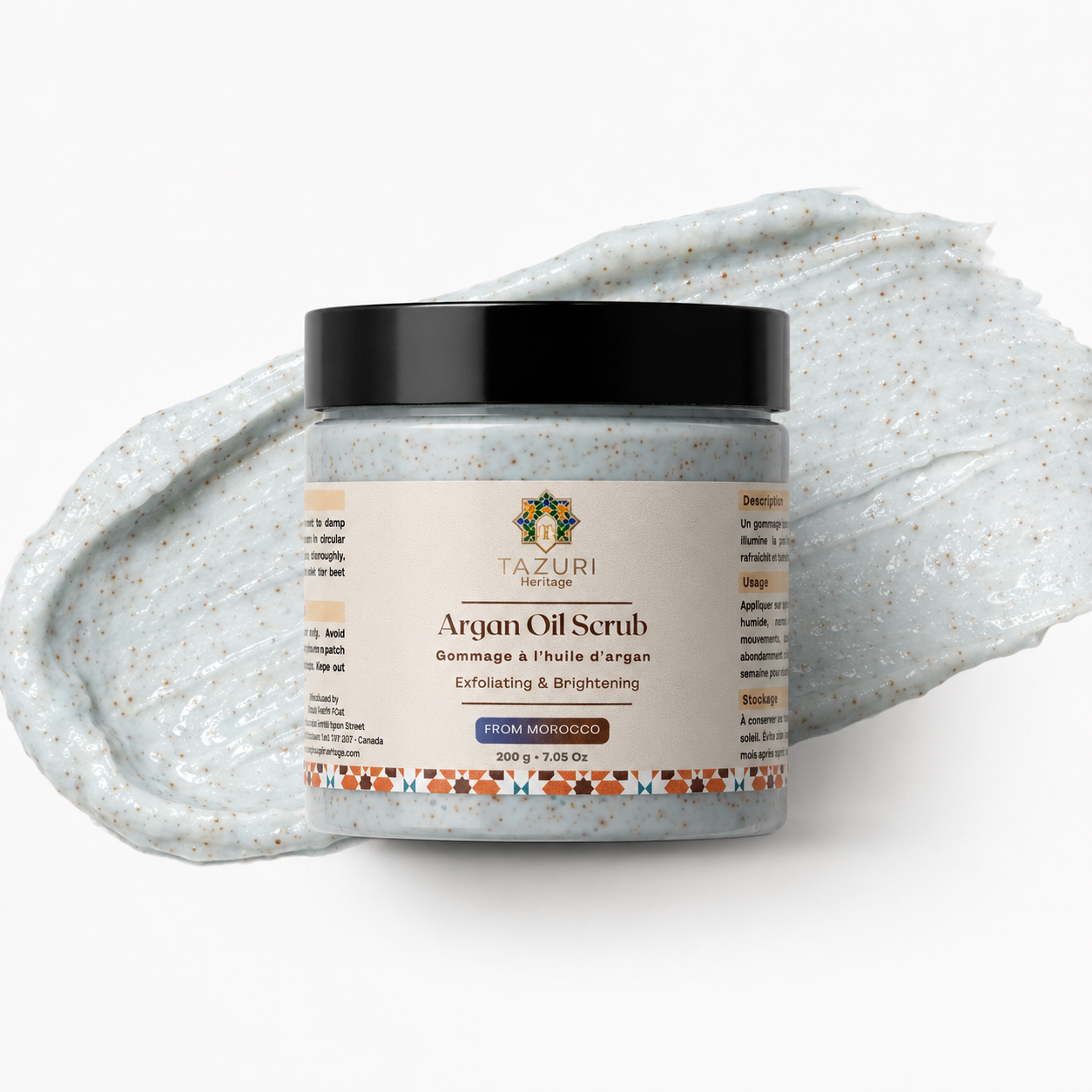 Moroccan Argan Oil Scrub with Nila