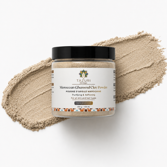 Poudre d'argile Rhassoul marocaine